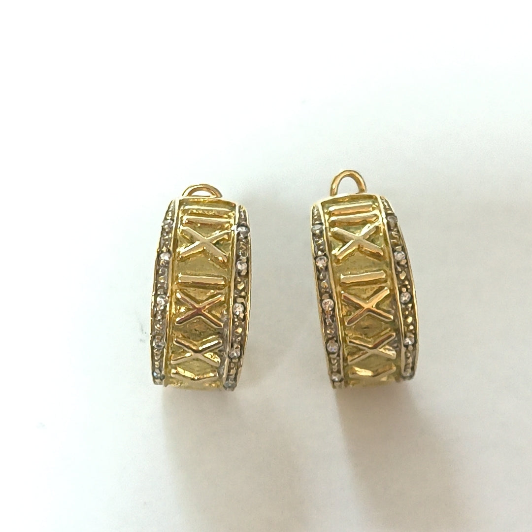 ARETES PAR ORO 10 K 6,20 GRMS (SEMINUEVO)