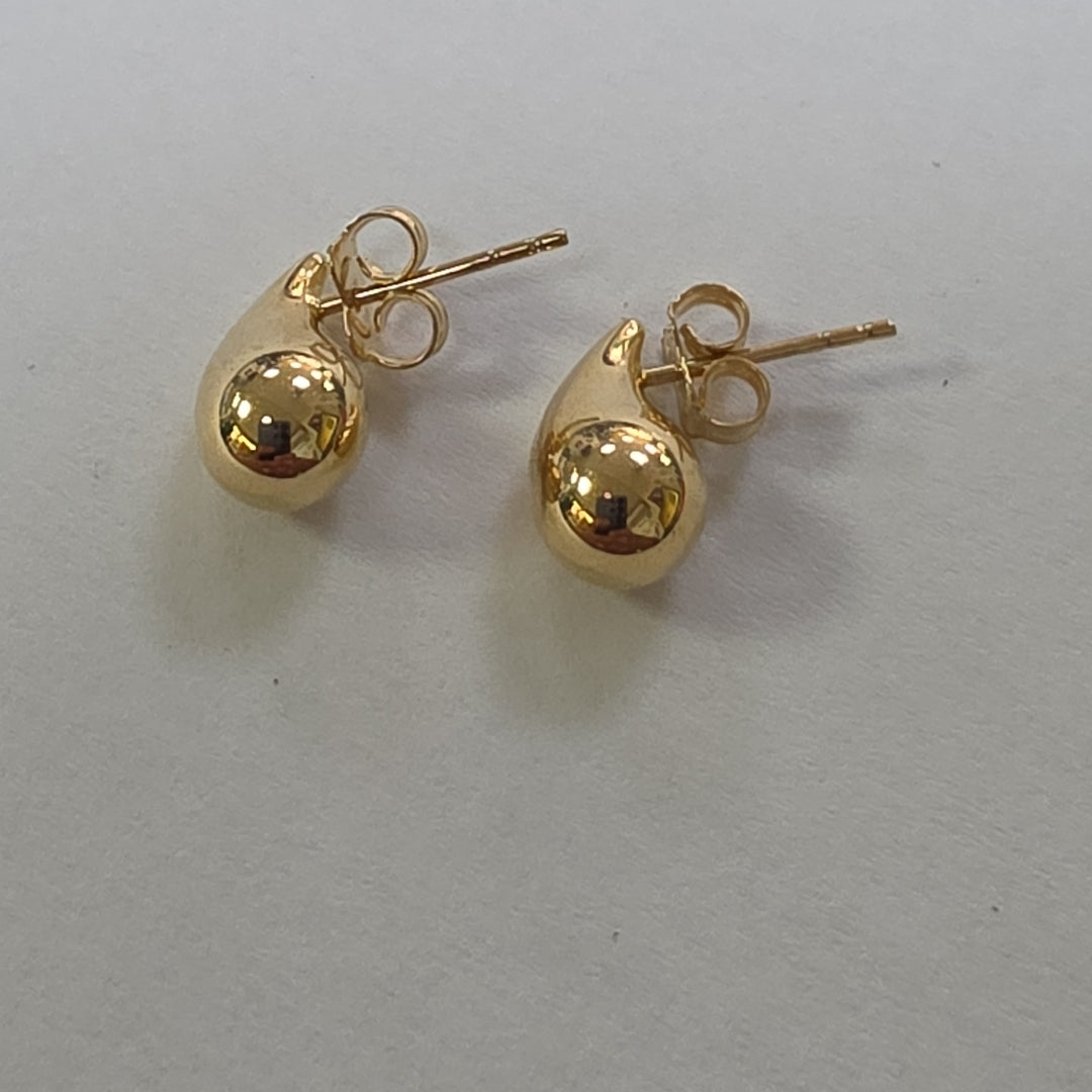 ARETES PAR ORO 14 K 1.5 GRMS (SEMINUEVO)