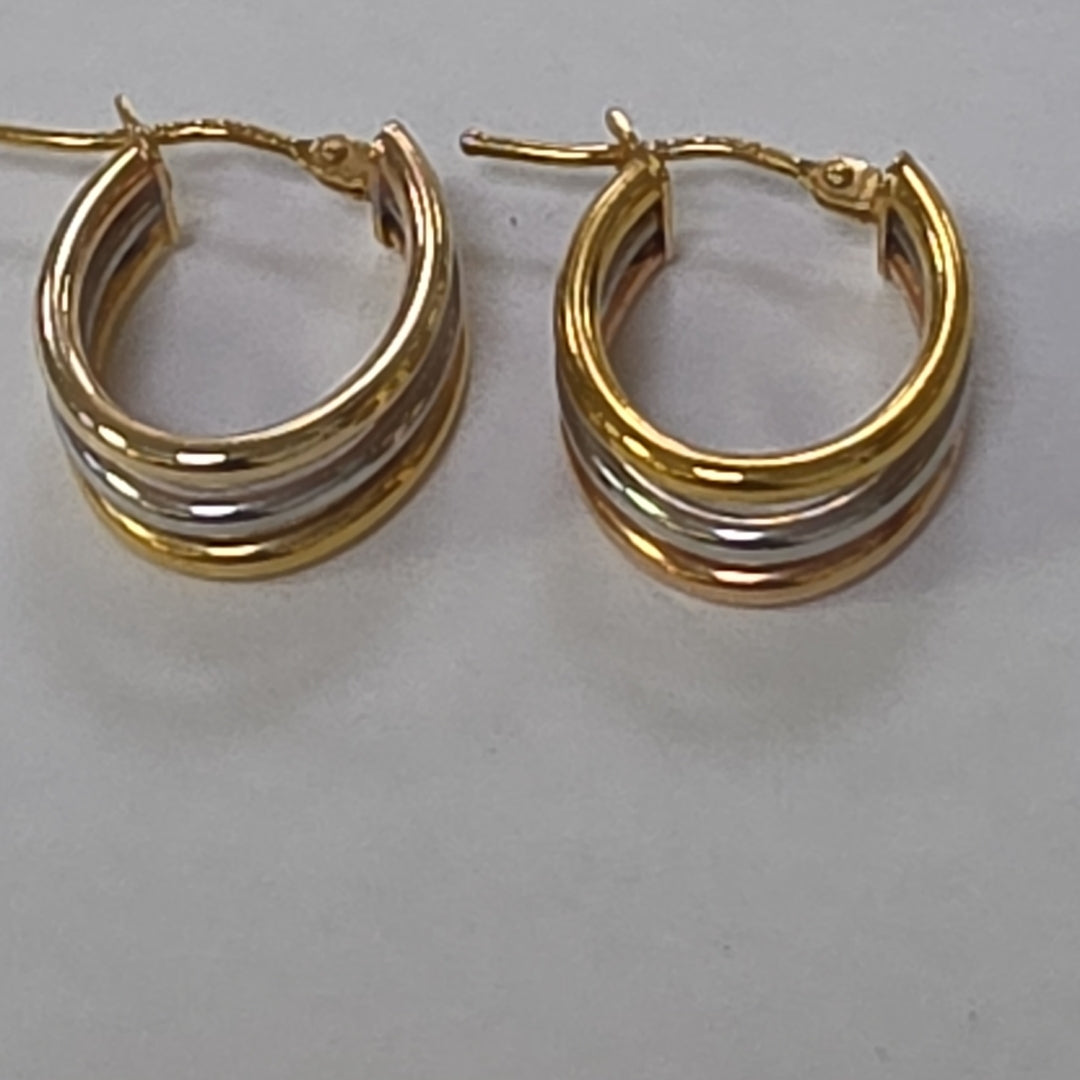 ARETES PAR ORO 14 K 1.7 GRMS (SEMINUEVO)