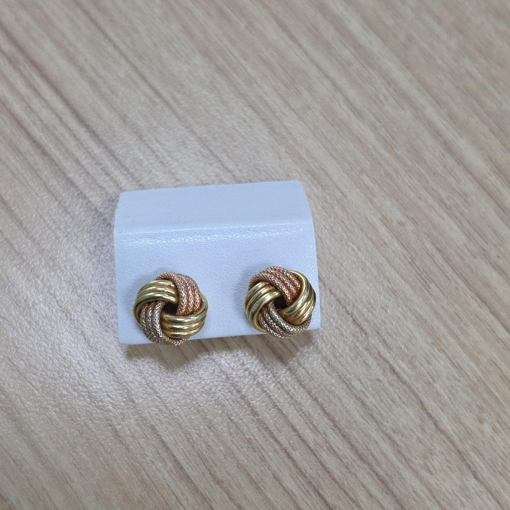 BROQUELES PAR ORO COMBINADO 14 K 2.5 GRMS (SEMINUEVO)