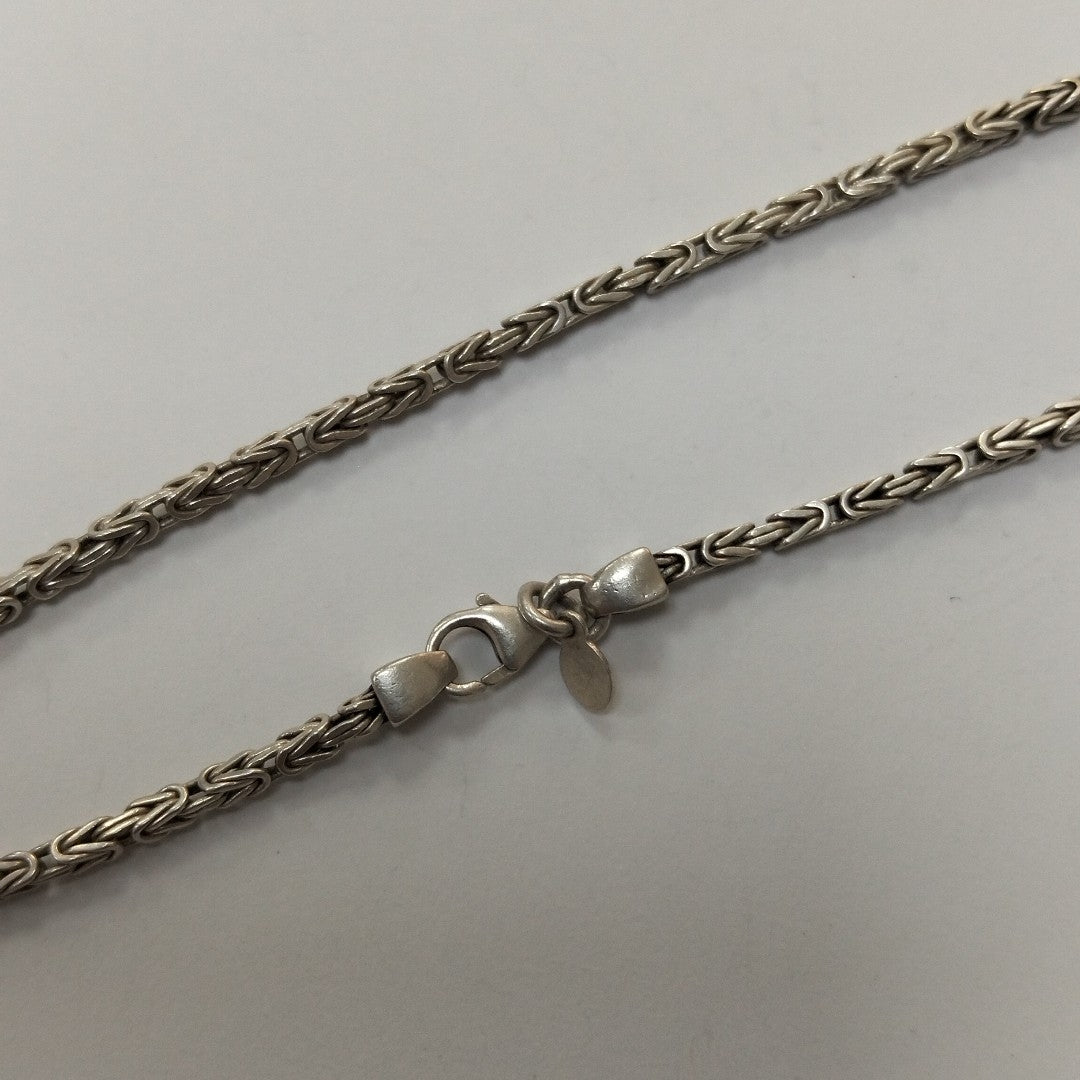CADENA, CRUCIFIJO PLATA 17.6 GRMS (SEMINUEVO)