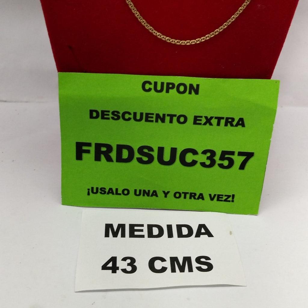 CADENA ORO 14 K 1.9 GRMS (SEMINUEVO)