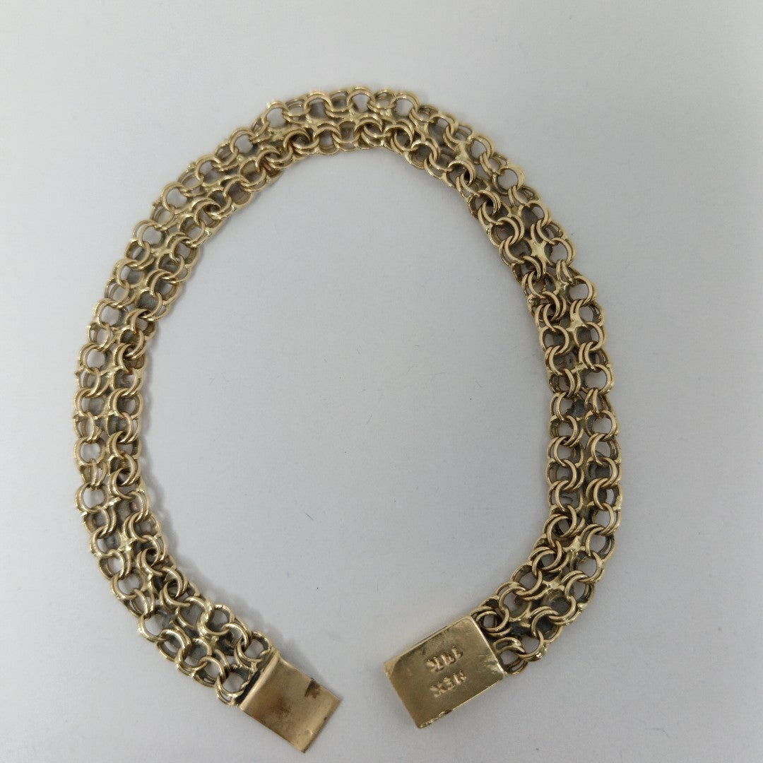 PULSERA ORO 14 K 9.6 GRMS (SEMINUEVO)