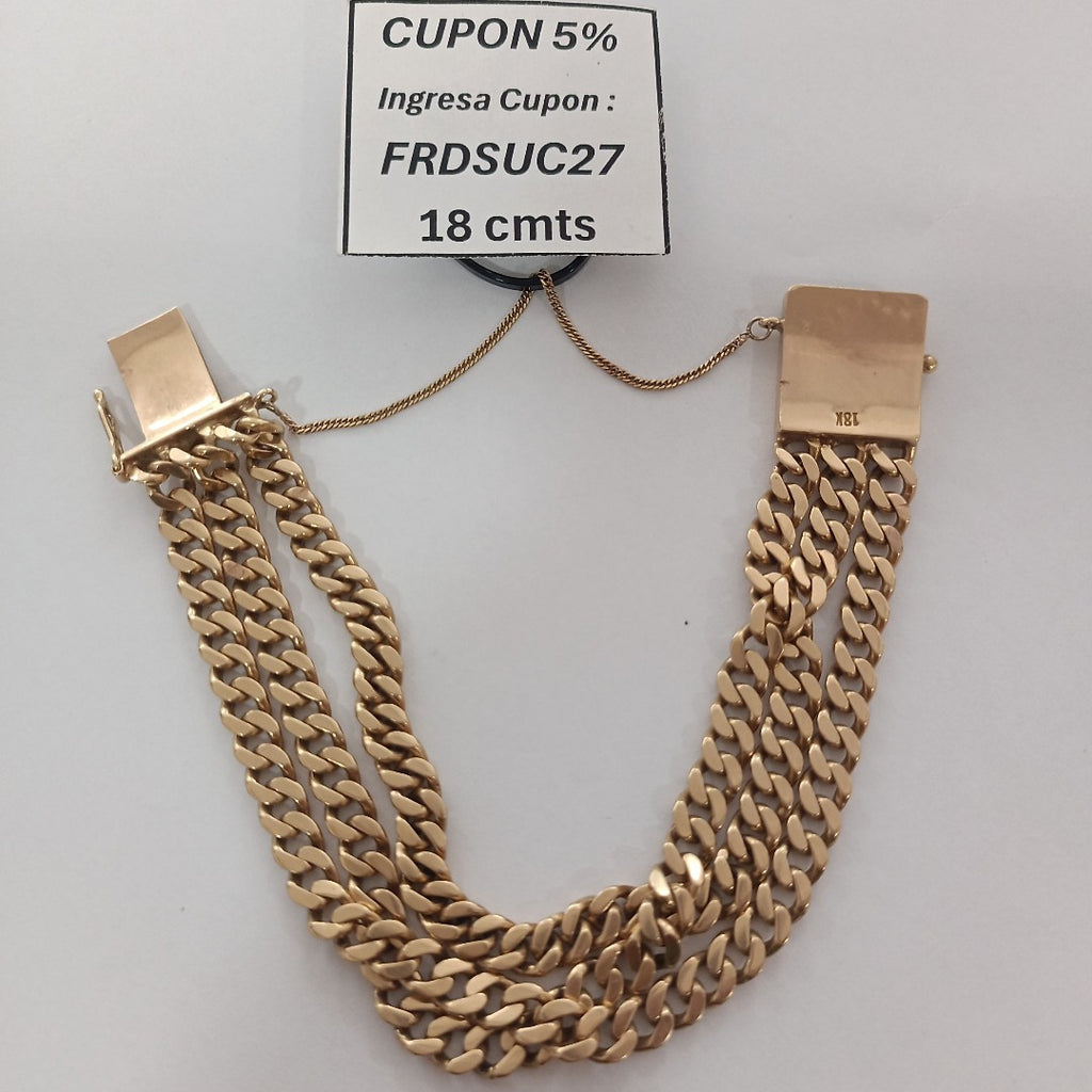 PULSERA ORO 18 K 74 GRMS (SEMINUEVO)