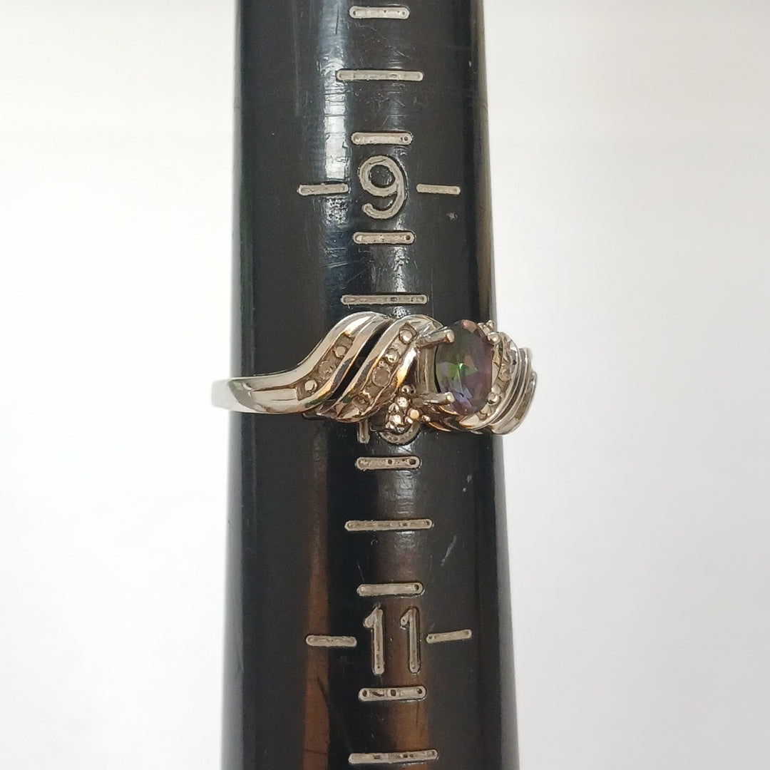 ANILLITO ORO BLANCO 14 K 4,10 GRMS (SEMINUEVO)