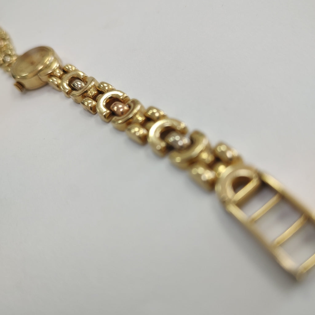 RELOJ CAJA Y PULSO ORO ORO 14 K 25.3 GRMS (SEMINUEVO)