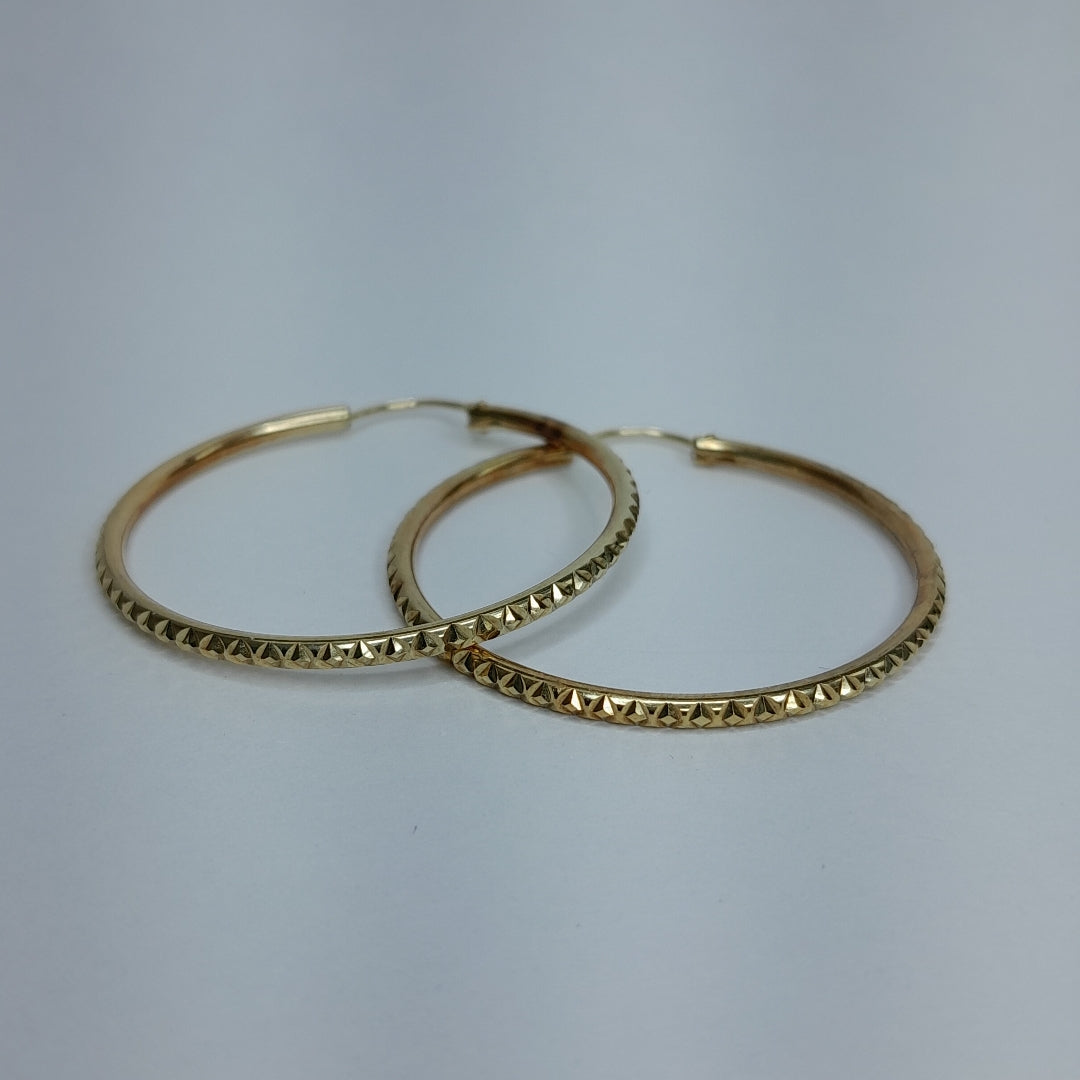 ARRACADAS PAR ORO 10 K 3 GRMS (SEMINUEVO)