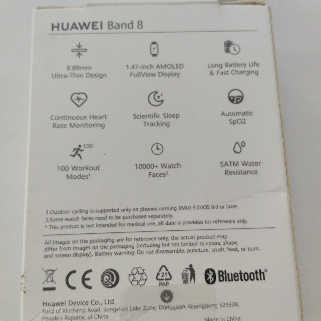 SMARTWATCH HUAWEI BAND 8  ASK-B19 FITBAND BLUETOOTH (SEMINUEVO)