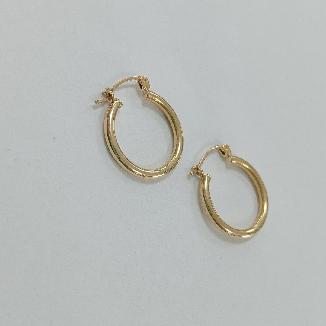 ARRACADAS PAR ORO 14 K 2 GRMS (SEMINUEVO)