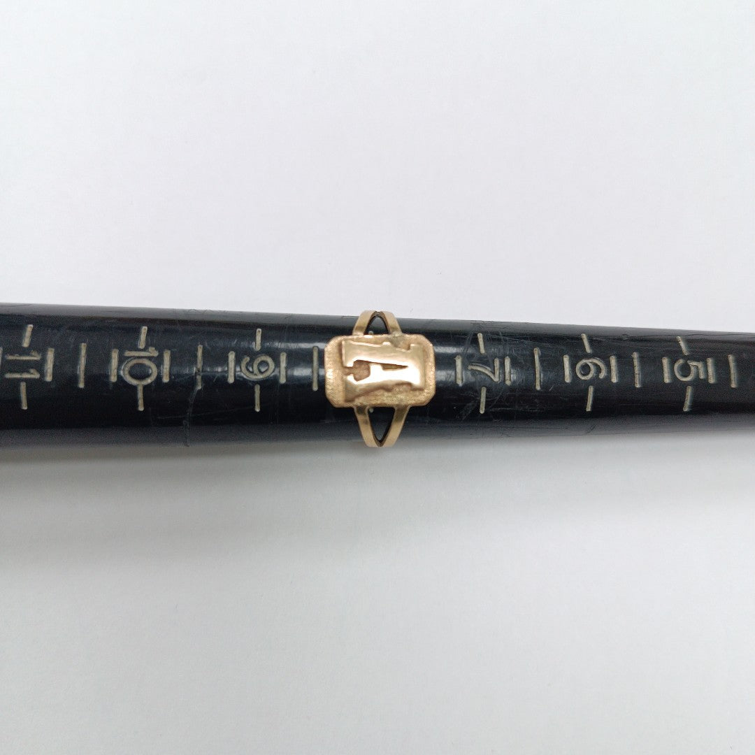 ANILLO ORO 18 K 4.5 GRMS (SEMINUEVO)