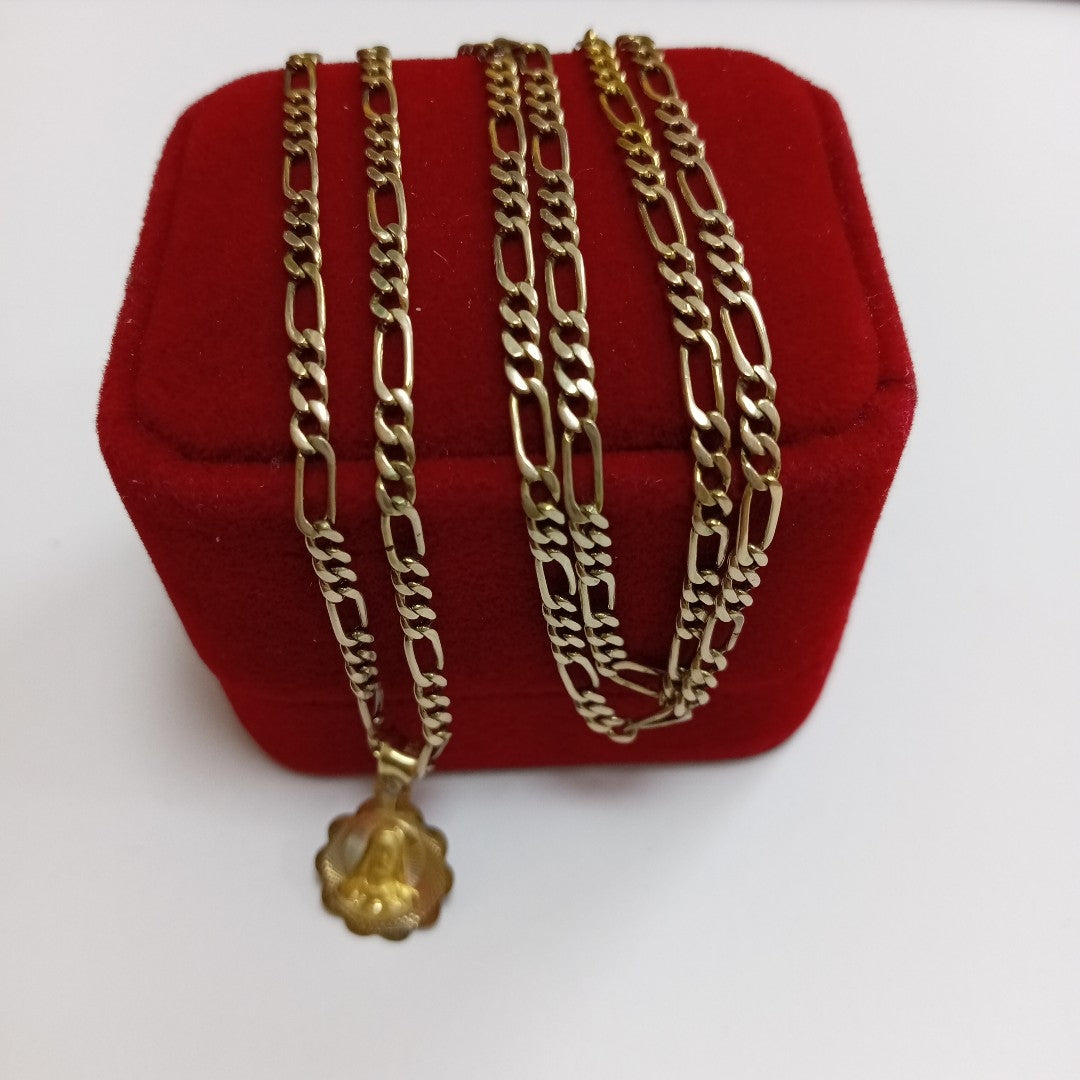 CADENA, DIJE ORO 8 K 9.6 GRMS (SEMINUEVO)
