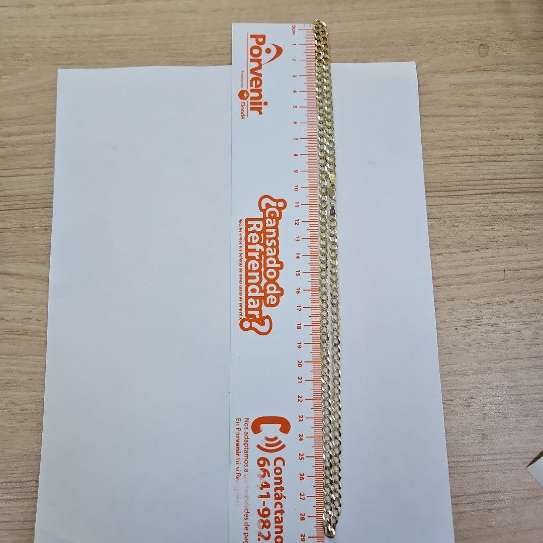 CADENA TEJIDO BARBADA 14.5G 60 CM (NUEVO)