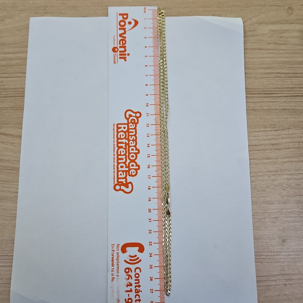 CADENAS BARBADA ORO 14K 55 CM 13.2 GR (NUEVO)