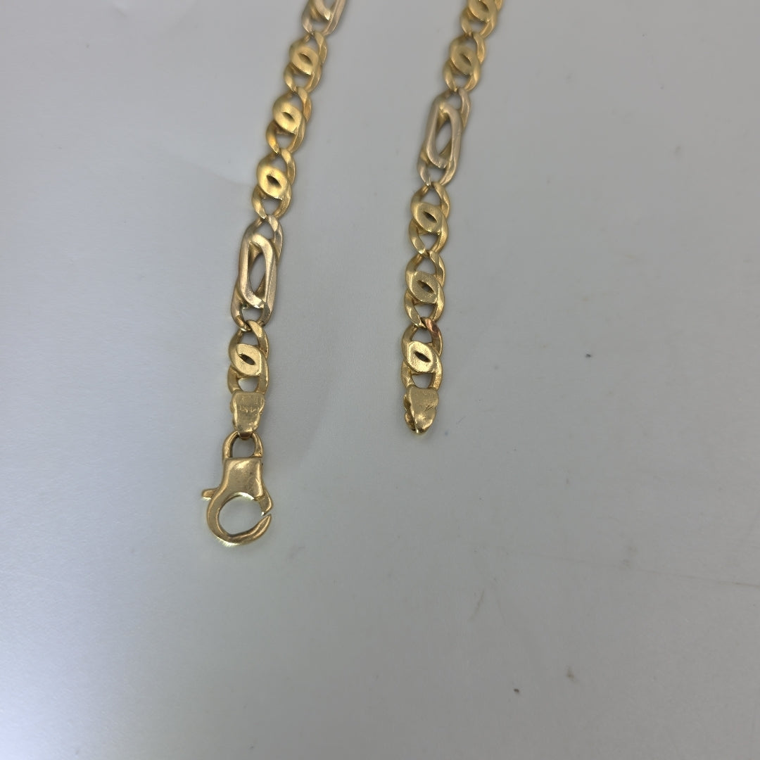 PULSERA ORO,ORO COMBINADO 14 K 13,20 GRMS (SEMINUEVO)