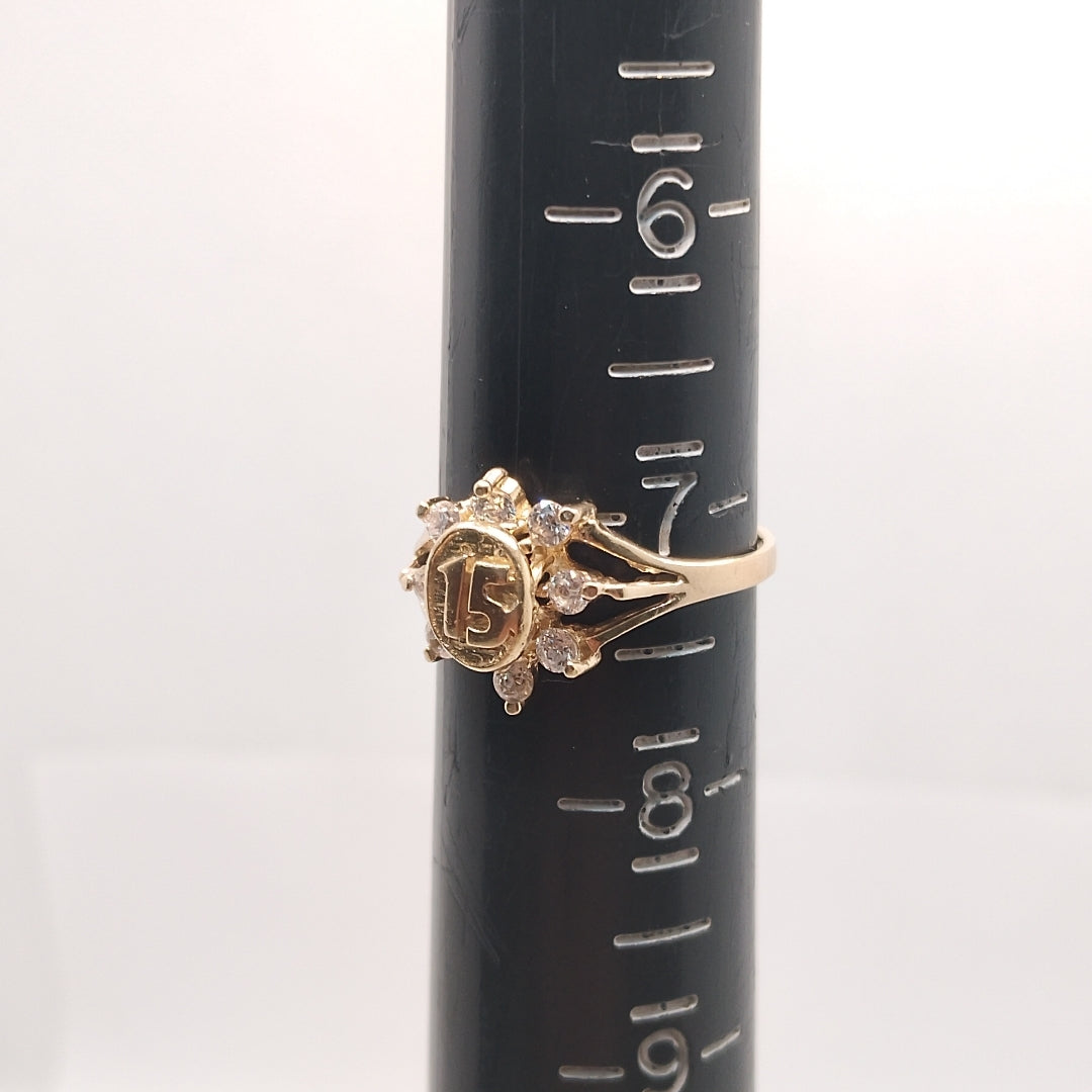 ANILLITO ORO 14 K 2.5 GRMS (SEMINUEVO)