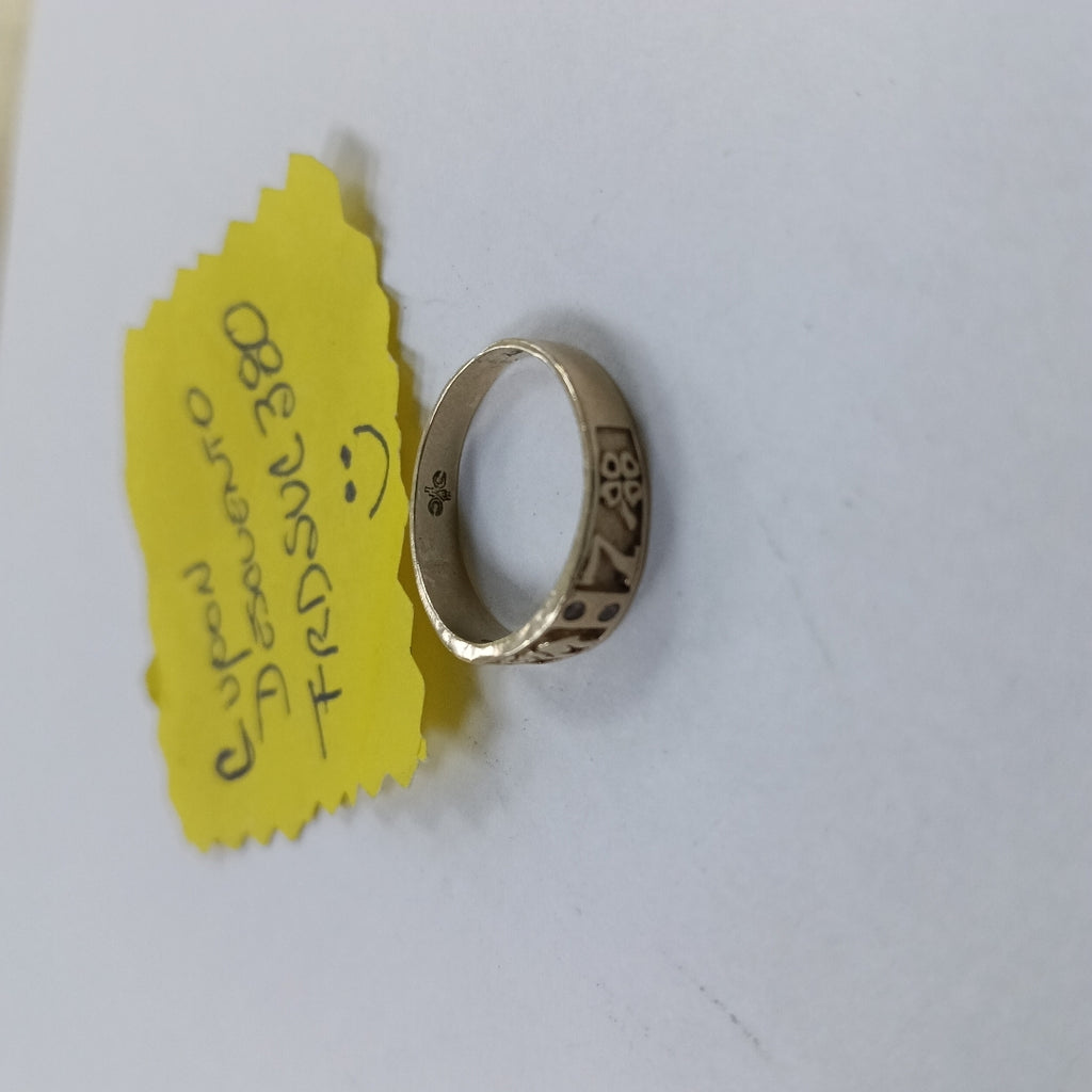 ARGOLLA DE LA SUERTE ORO 14 K 2.1 GRMS (SEMINUEVO)