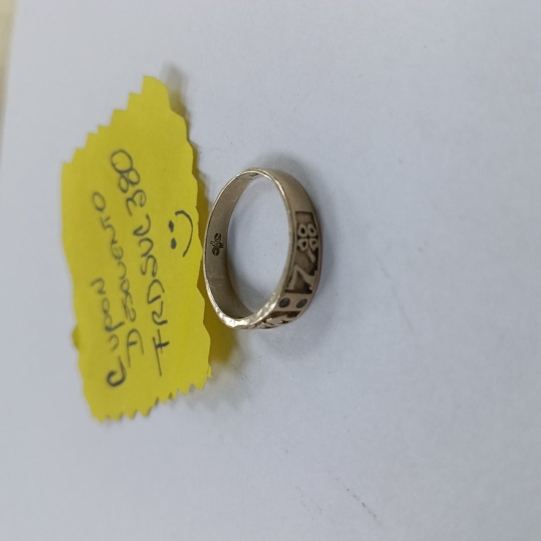 ARGOLLA DE LA SUERTE ORO 14 K 2.1 GRMS (SEMINUEVO)
