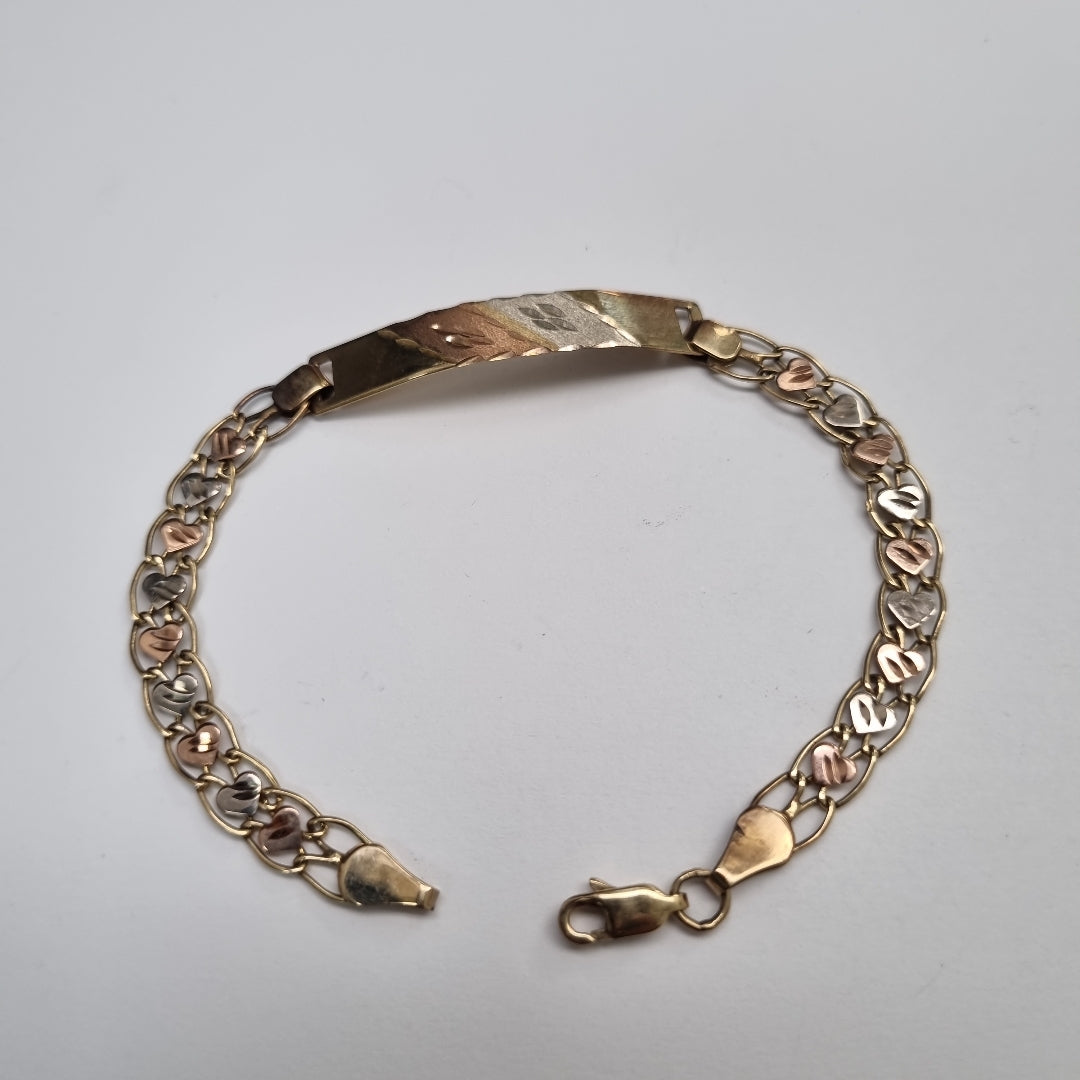 ESCLAVA ORO,ORO COMBINADO 10 K 5,10 GRMS (SEMINUEVO)