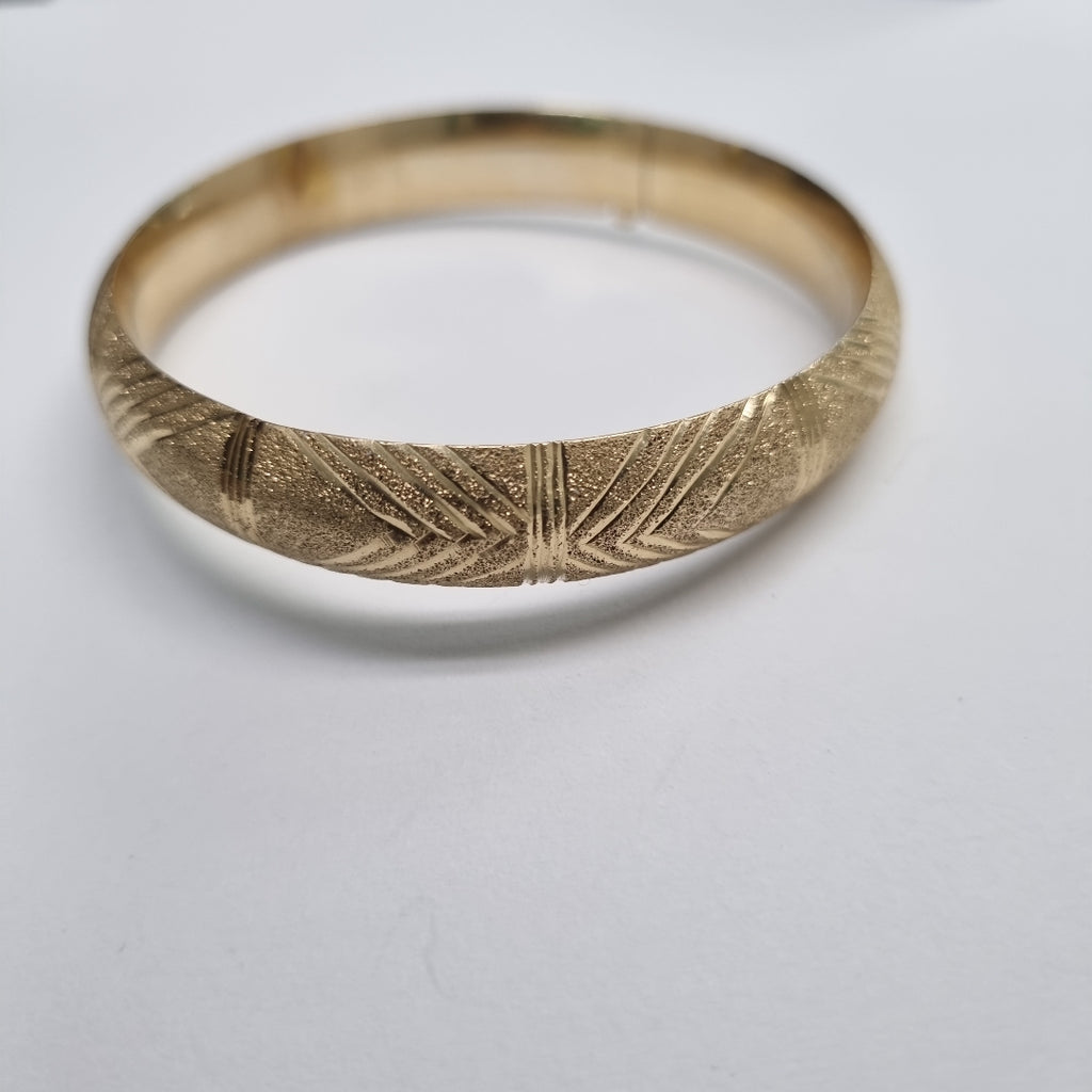PULSERA RIGIDA ORO 14 K 14.3 GRMS (SEMINUEVO)