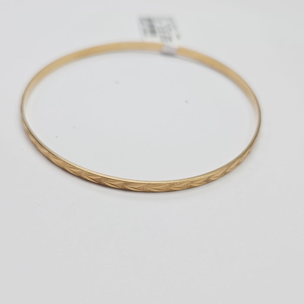 PULSERA RIGIDA ORO 14 K 6.4 GRMS (SEMINUEVO)