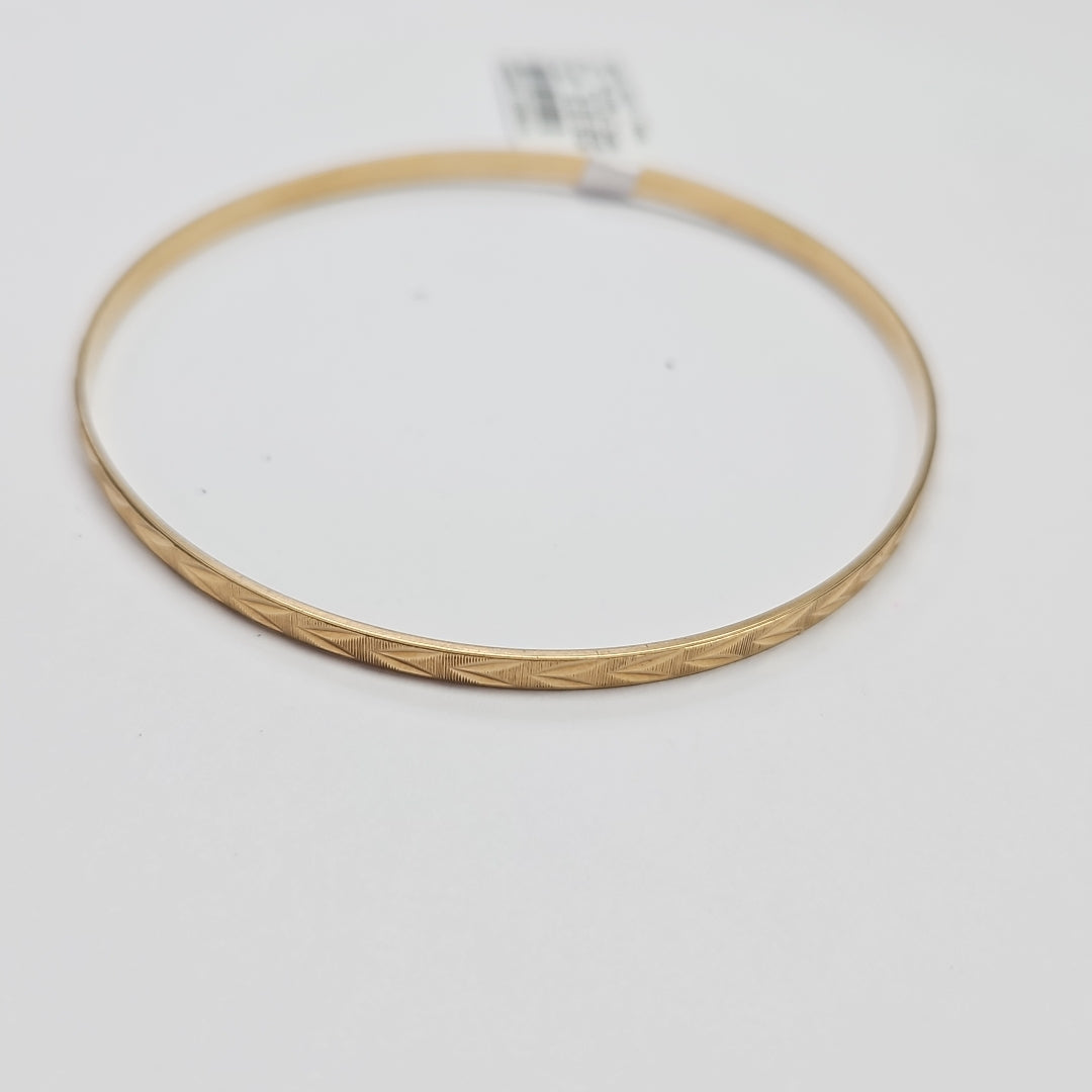 PULSERA RIGIDA ORO 14 K 6.4 GRMS (SEMINUEVO)