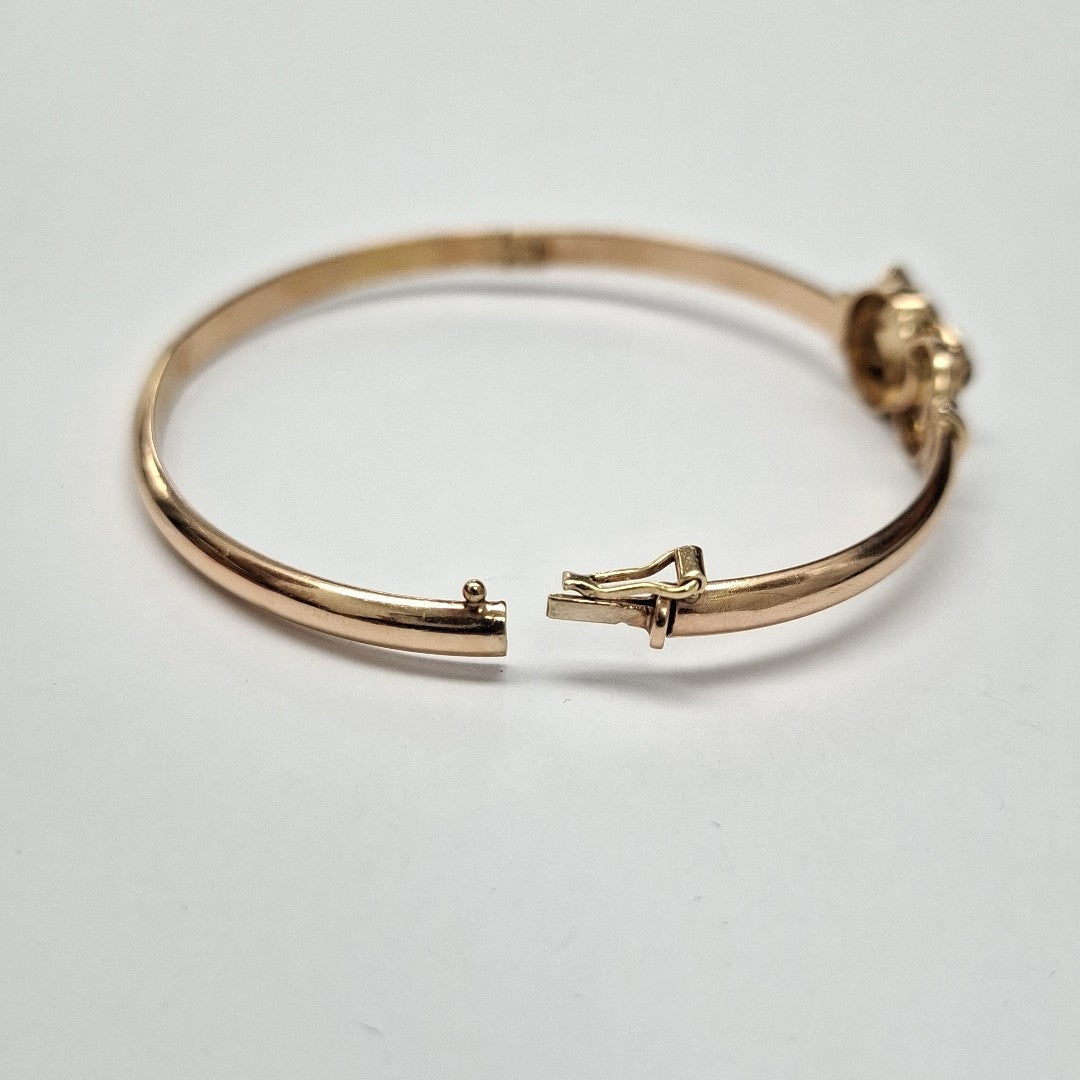 PULSERA RIGIDA ORO 10 K 6.8 GRMS (SEMINUEVO)