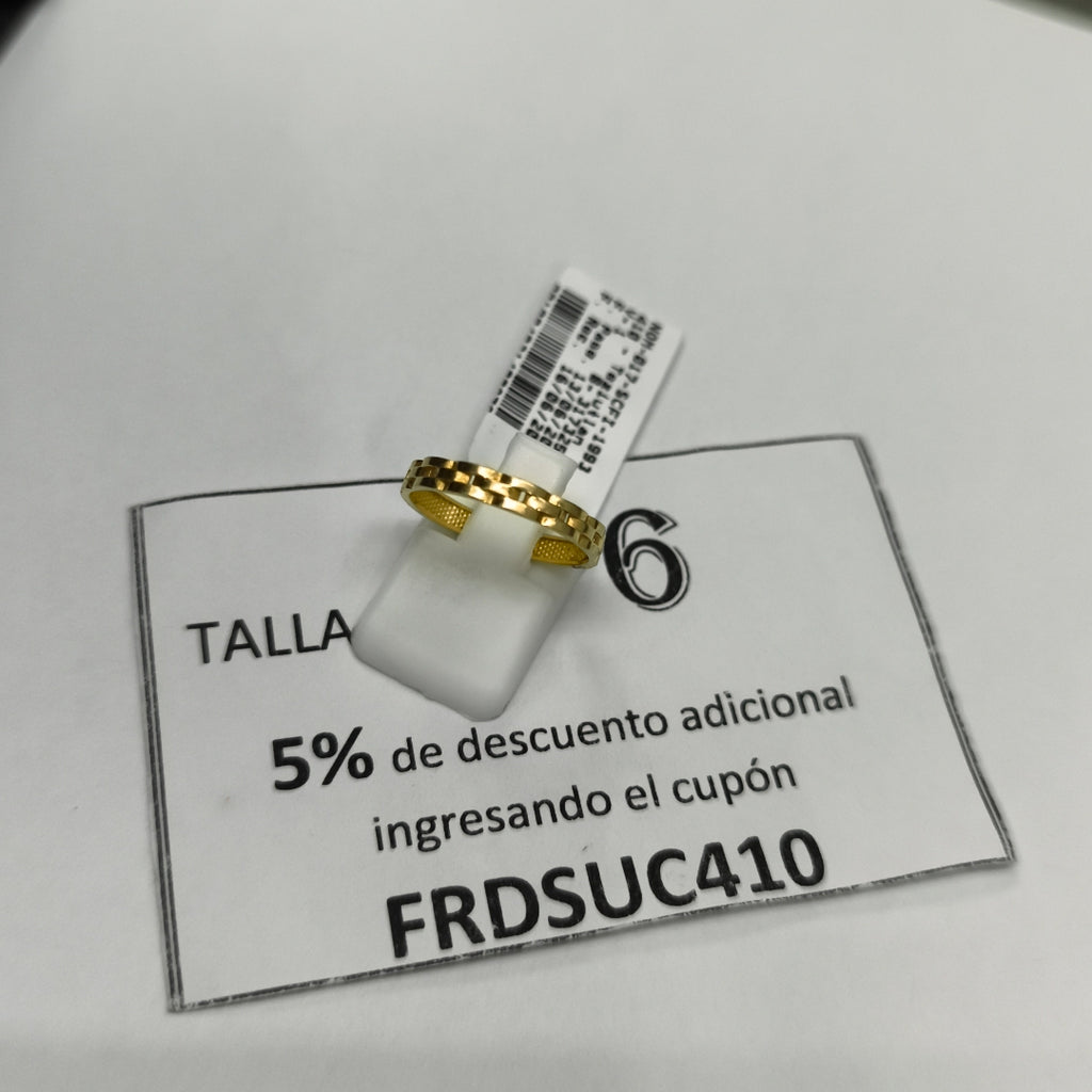 ANILLITO ORO 10 K 1,00 GRMS (SEMINUEVO)