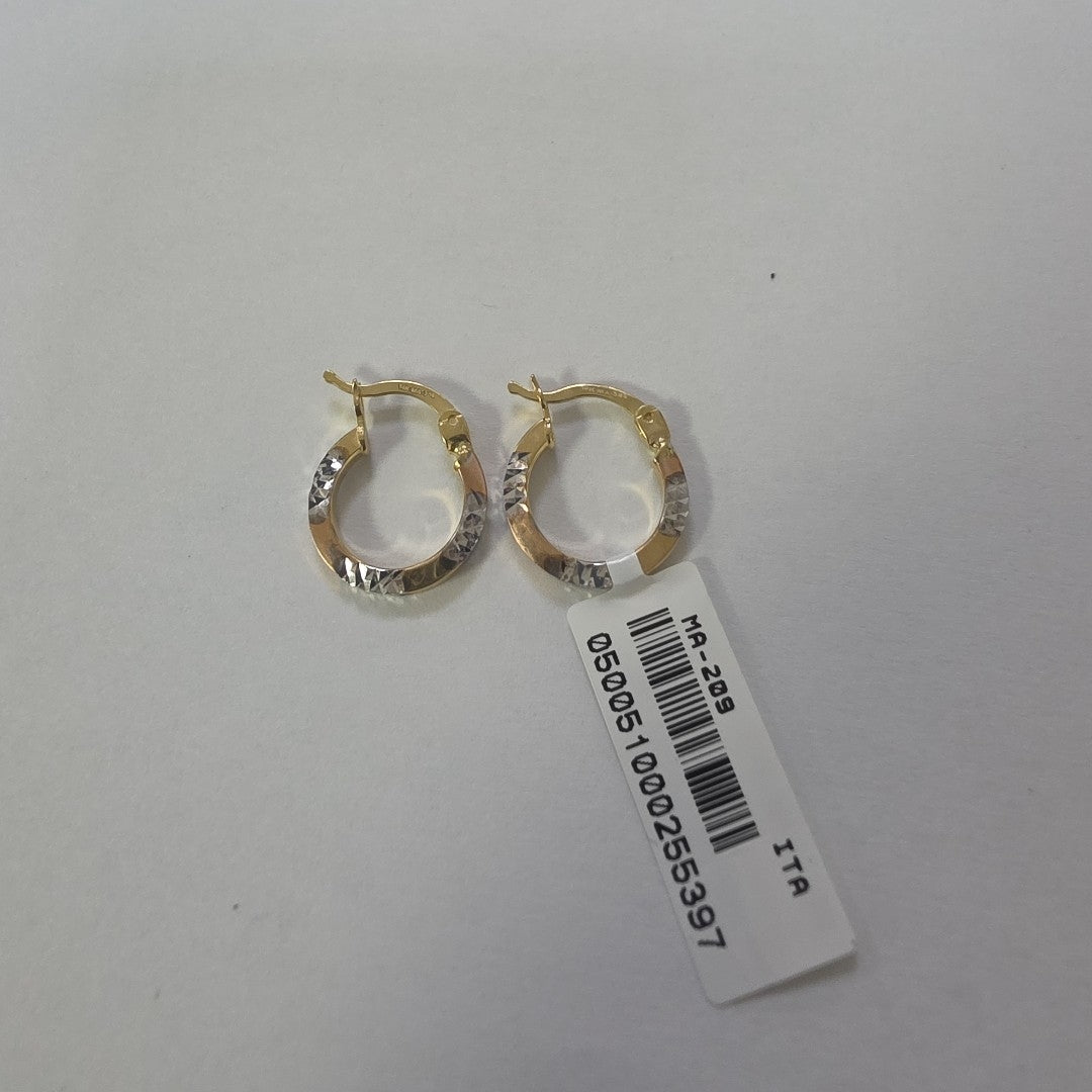 ARRACADAS ORO 14K 1.5 (NUEVO)