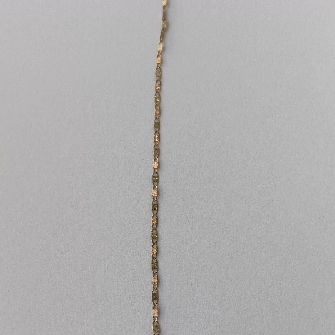 CADENA, DIJE ORO 14 K 2.4 GRMS (SEMINUEVO)