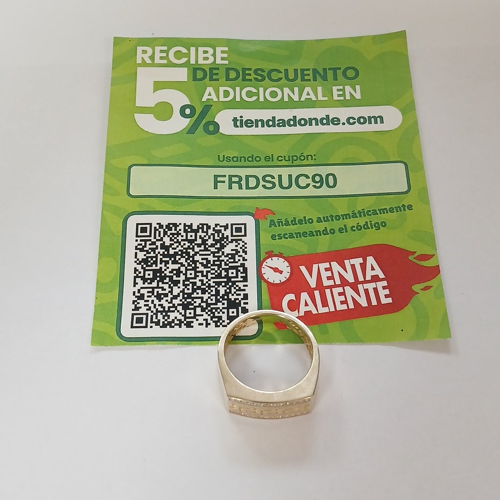 ANILLOS CABALLERO ORO 14K 4.4 (NUEVO)