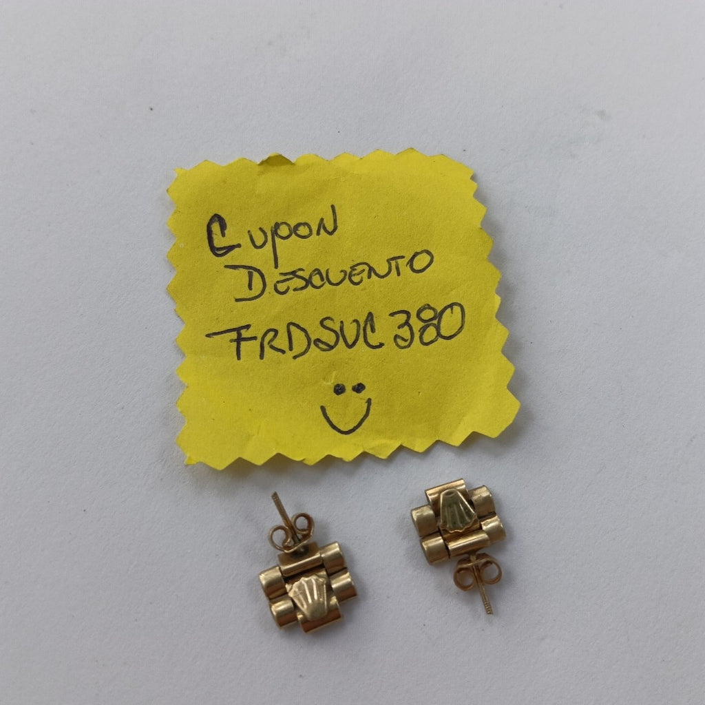 BROQUELES PAR ORO 14 K 3.5 GRMS (SEMINUEVO)