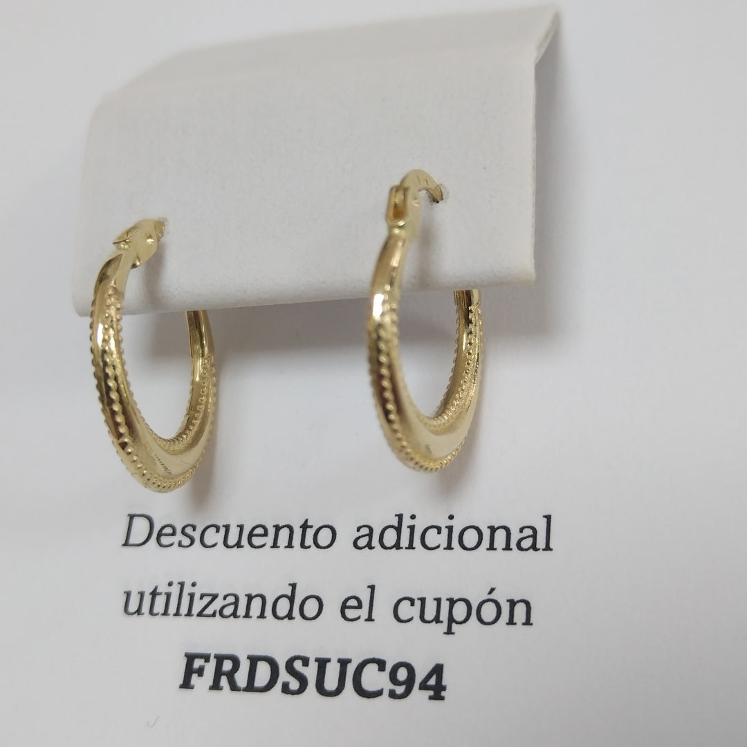 ARRACADAS ORO 14K 1.3 (NUEVO)