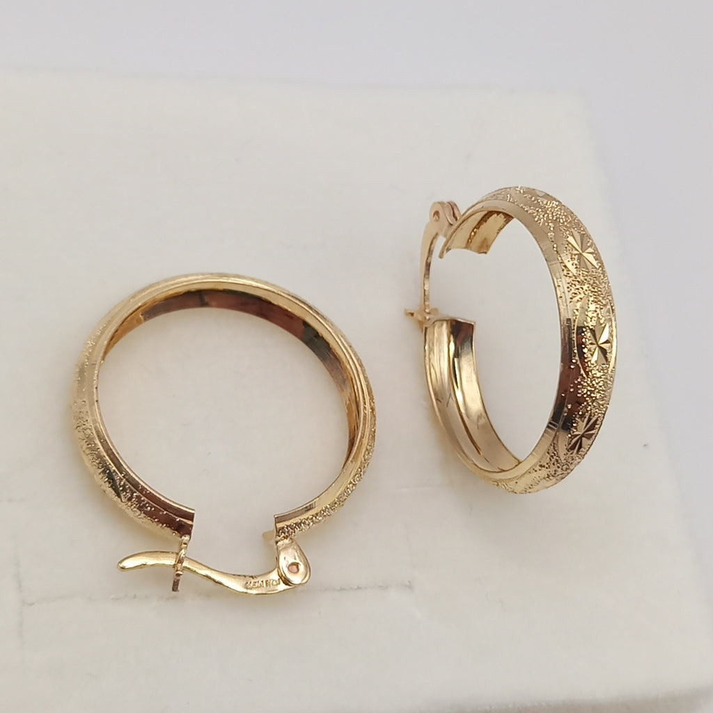 ARRACADAS PAR ORO 10 K 3,00 GRMS (SEMINUEVO)