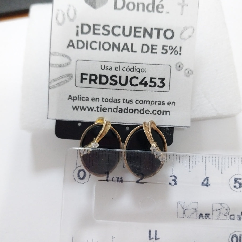 ARETES PAR ORO 14 K 6.2 GRMS (SEMINUEVO)