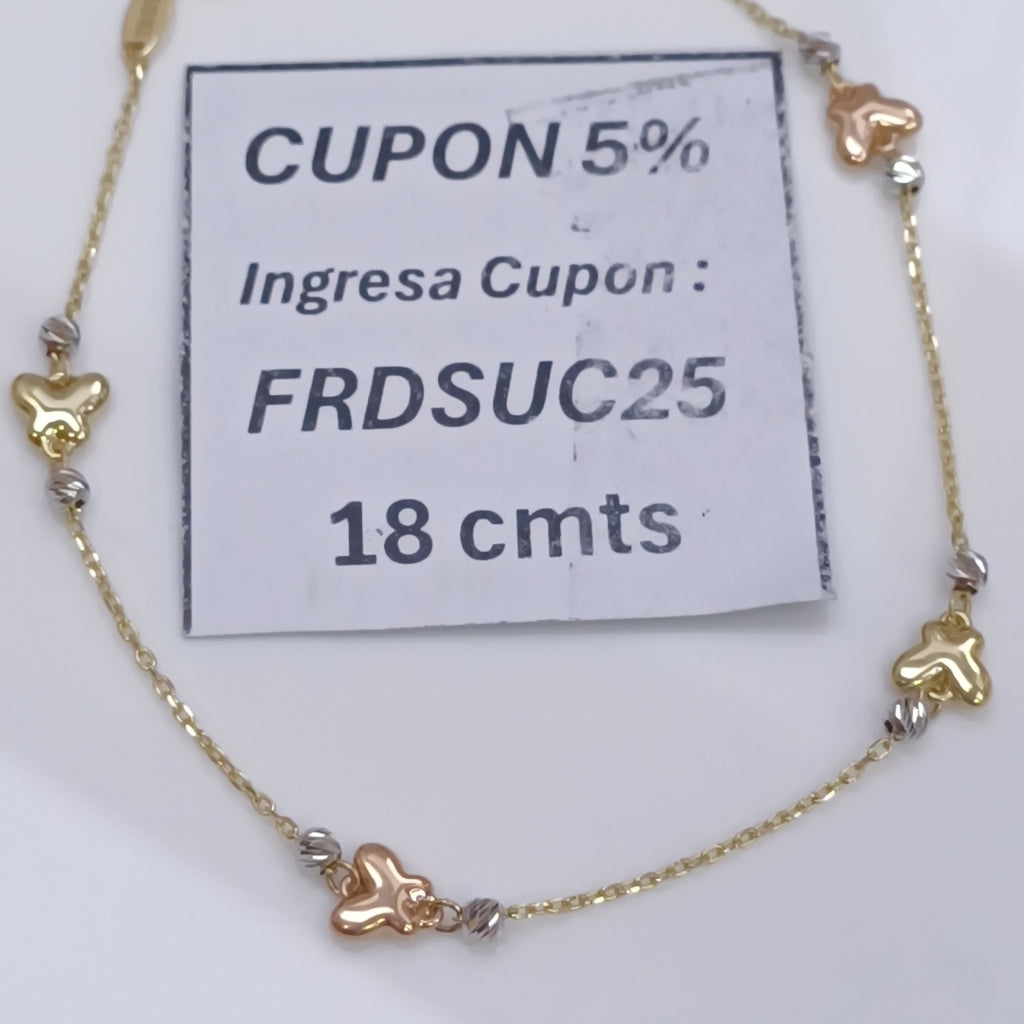 PULSERAS DAMA ORO 14K 1.4 (NUEVO)