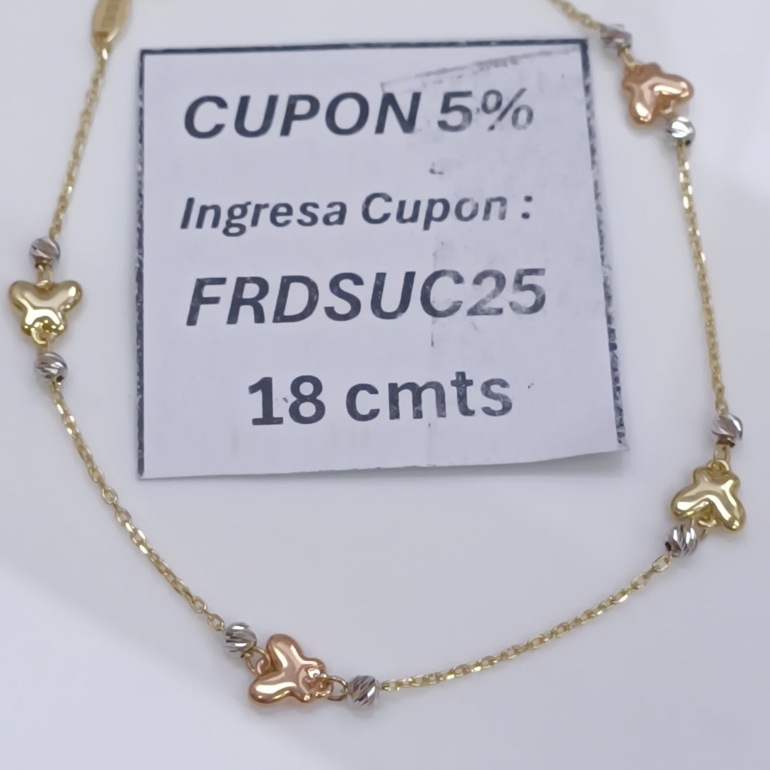 PULSERAS DAMA ORO 14K 1.4 (NUEVO)