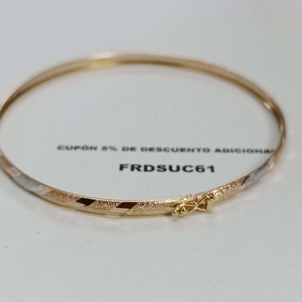 PULSERA RIGIDA ORO 14 K 4.7 GRMS (SEMINUEVO)