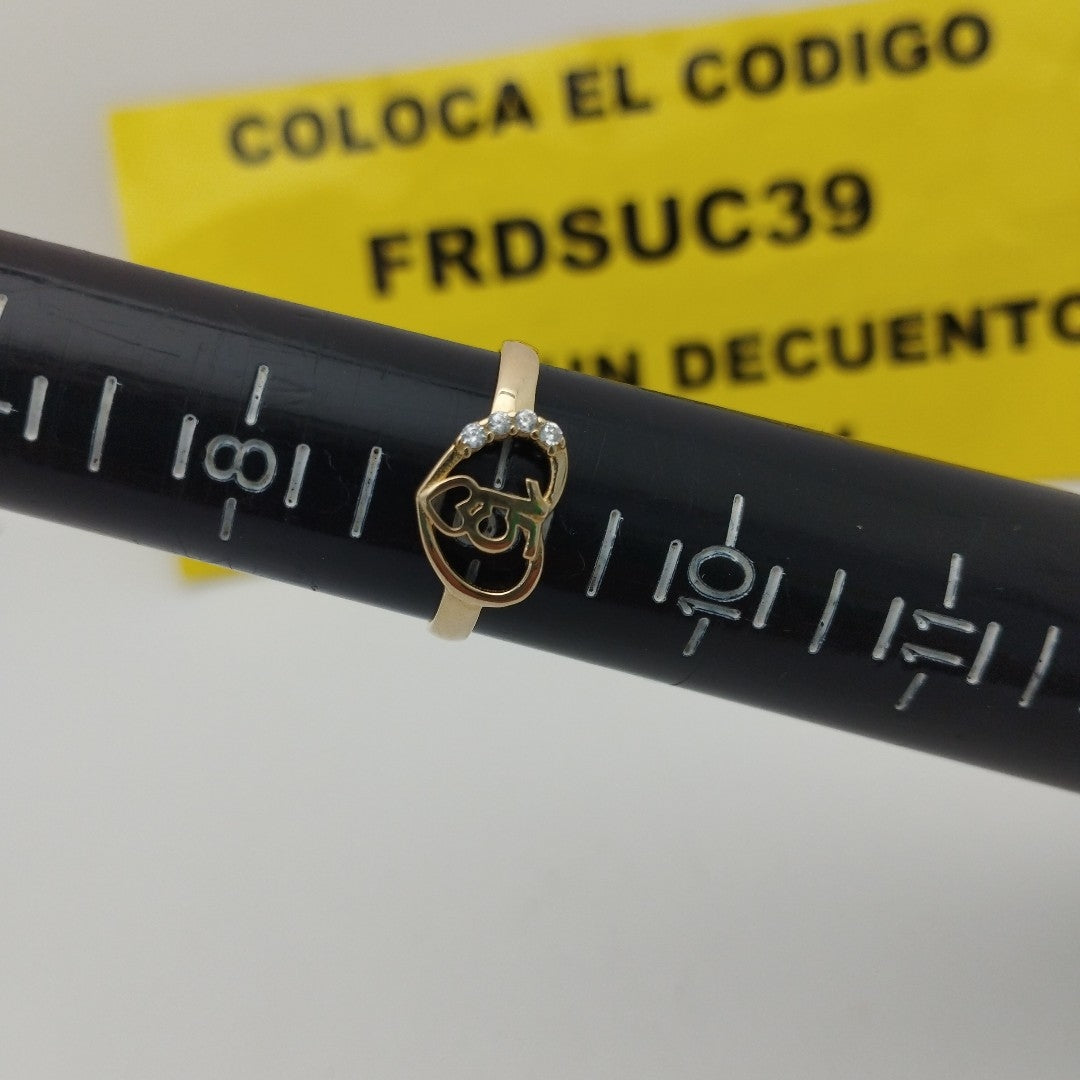 ANILLOS DAMA ORO 14K 1.5 (NUEVO)