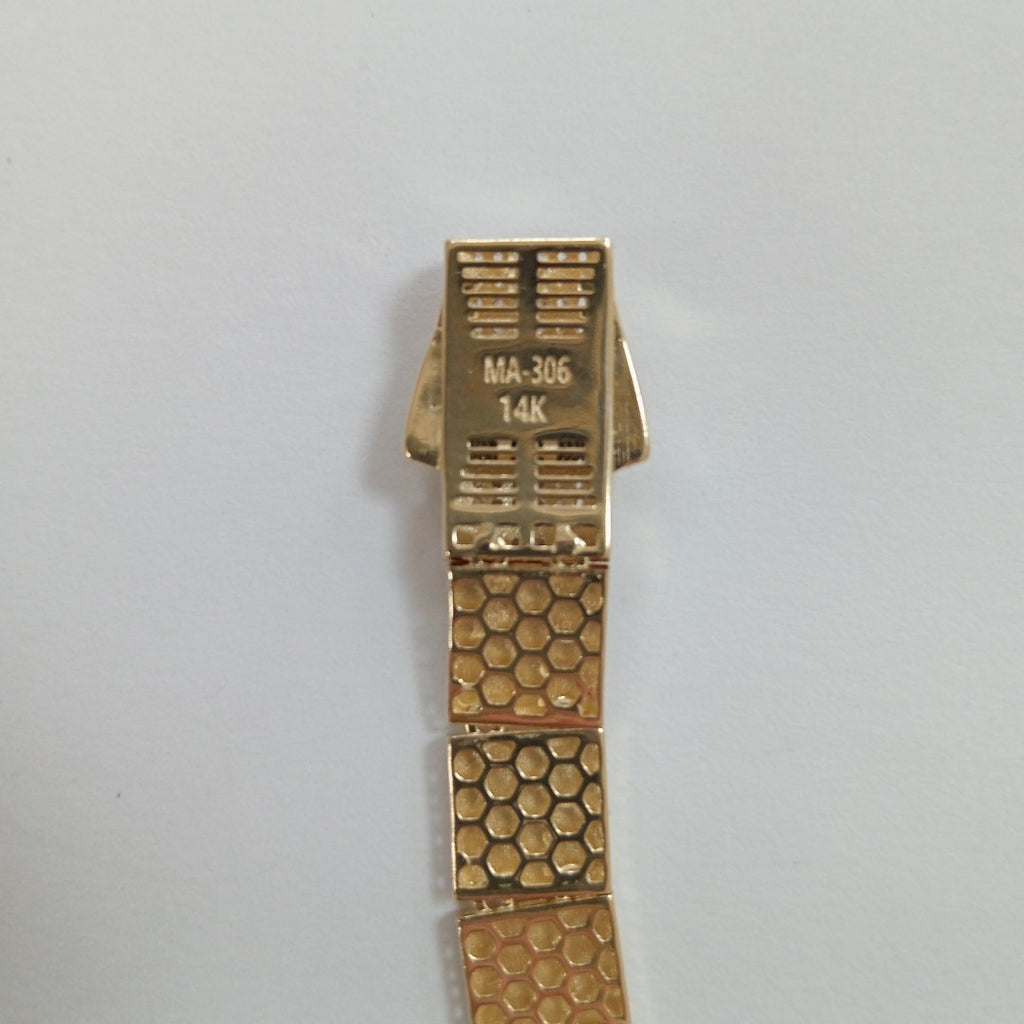 PULSERAS CABALLERO ORO 14K 17.4 (NUEVO)