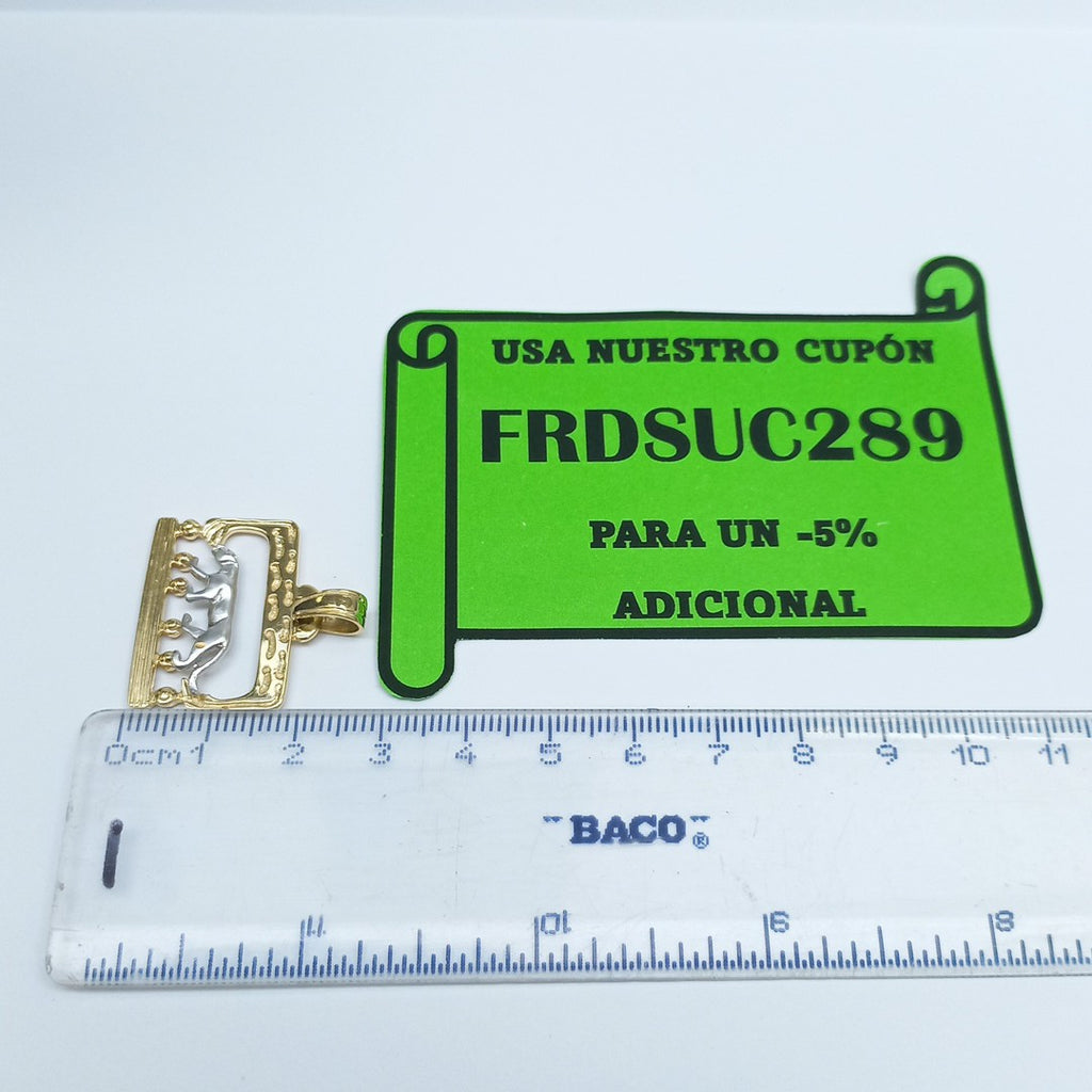 DIJE ORO,ORO BLANCO 14 K 4,80 GRMS (SEMINUEVO)