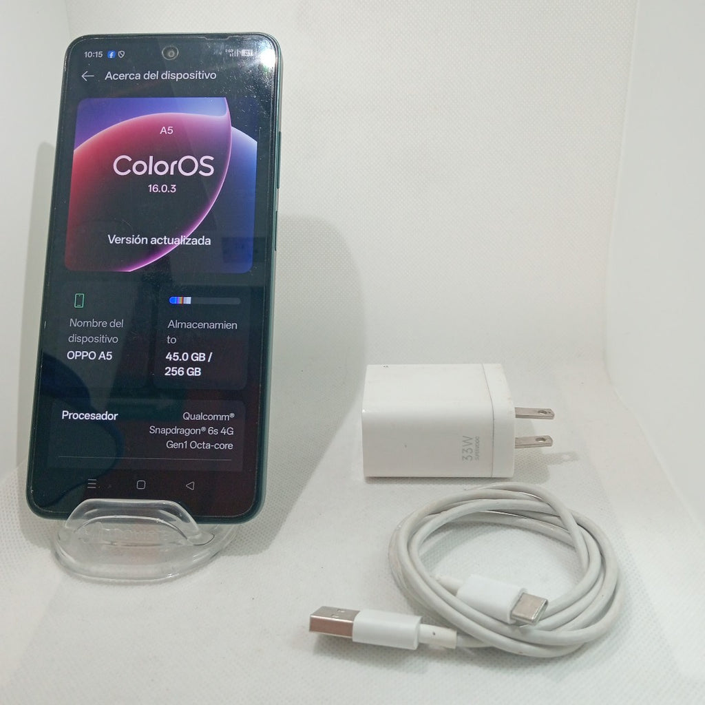 CELULAR OPPO A5 CPH2727 (2025) 256 GB 4 GB RAM (SEMINUEVO)