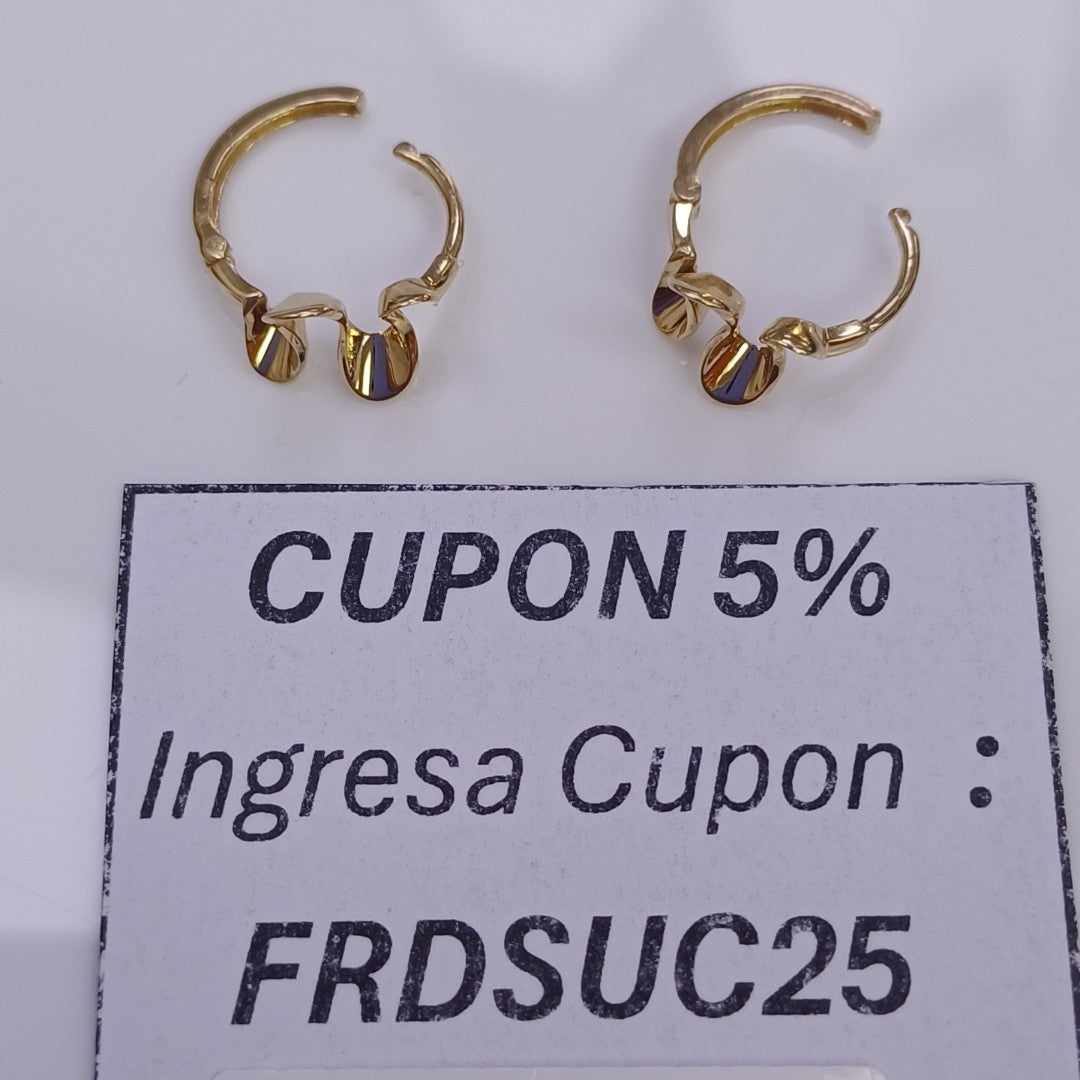 HUGGIES ORO 14K 1.2 (NUEVO)