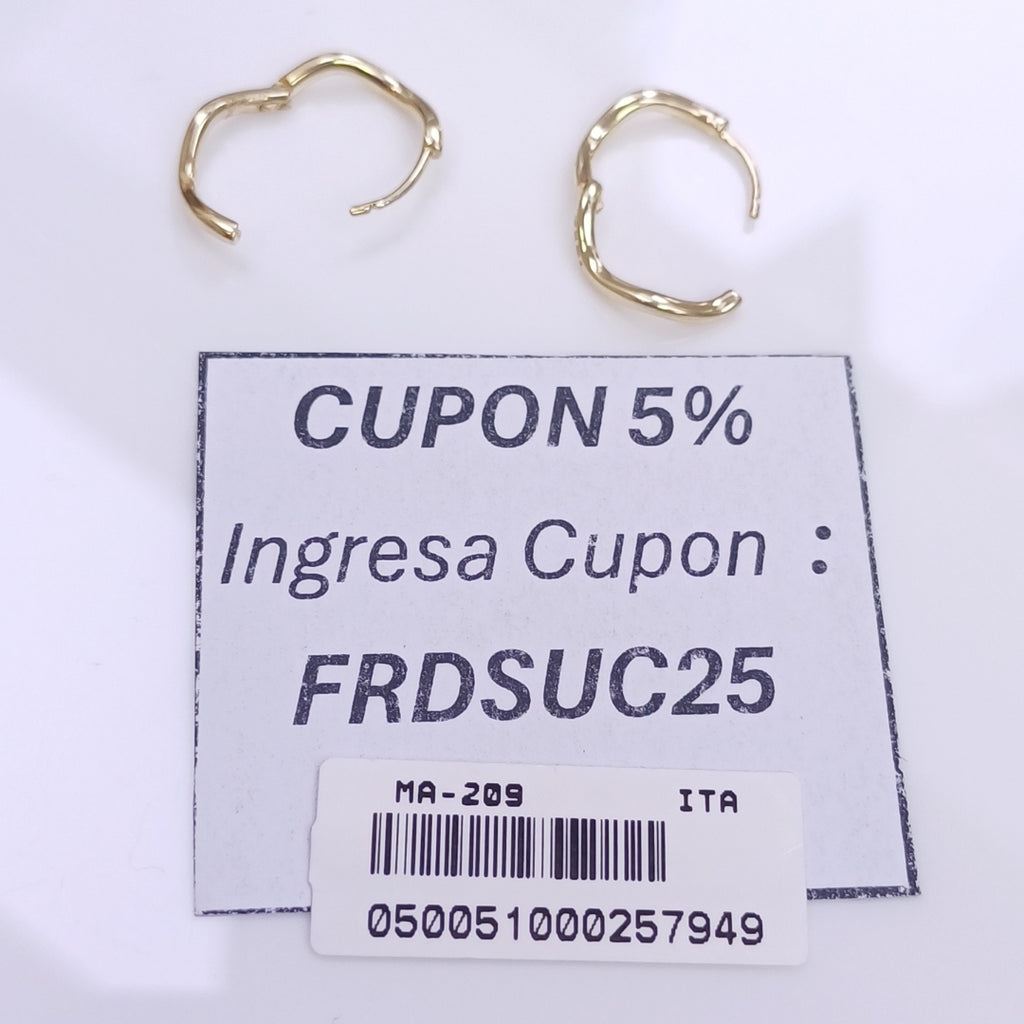 HUGGIES ORO 14K 1.3 (NUEVO)