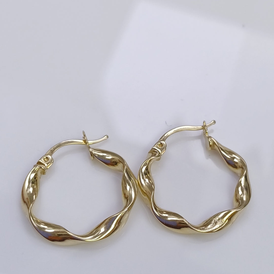 ARRACADAS ORO 14K 1.5 (NUEVO)