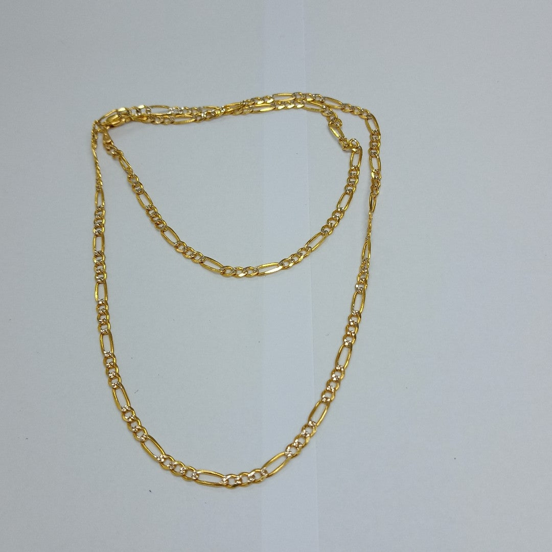 CADENAS 3X1 DIAMANTADA ORO 14K 55 CM 8.5 GR (NUEVO)