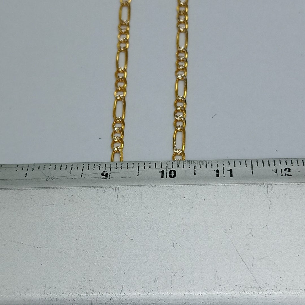 CADENAS TEJIDO 3X1 ORO 14K 55 CM 4.9 GR (NUEVO)