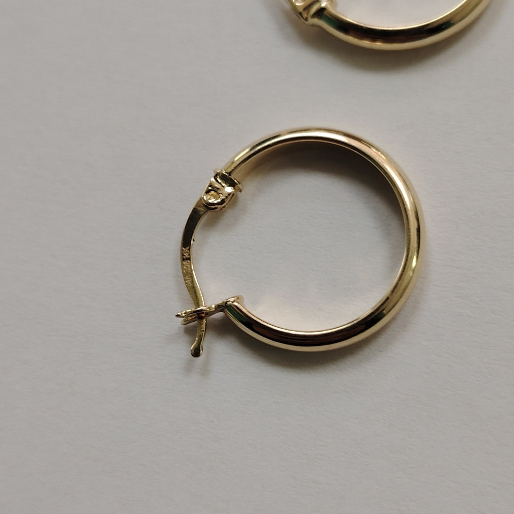 ARRACADAS ORO 14K 1.5 (NUEVO)