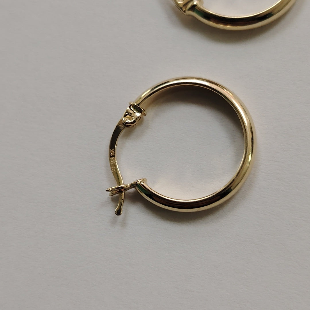 ARRACADAS ORO 14K 1.5 (NUEVO)
