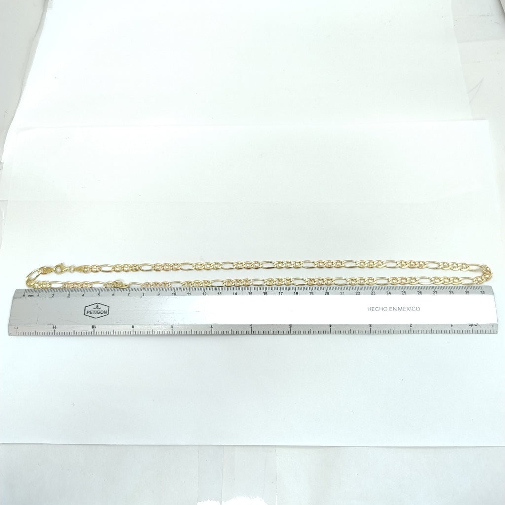 CADENA ORO COMBINADO 14 K 21 GRMS (SEMINUEVO)