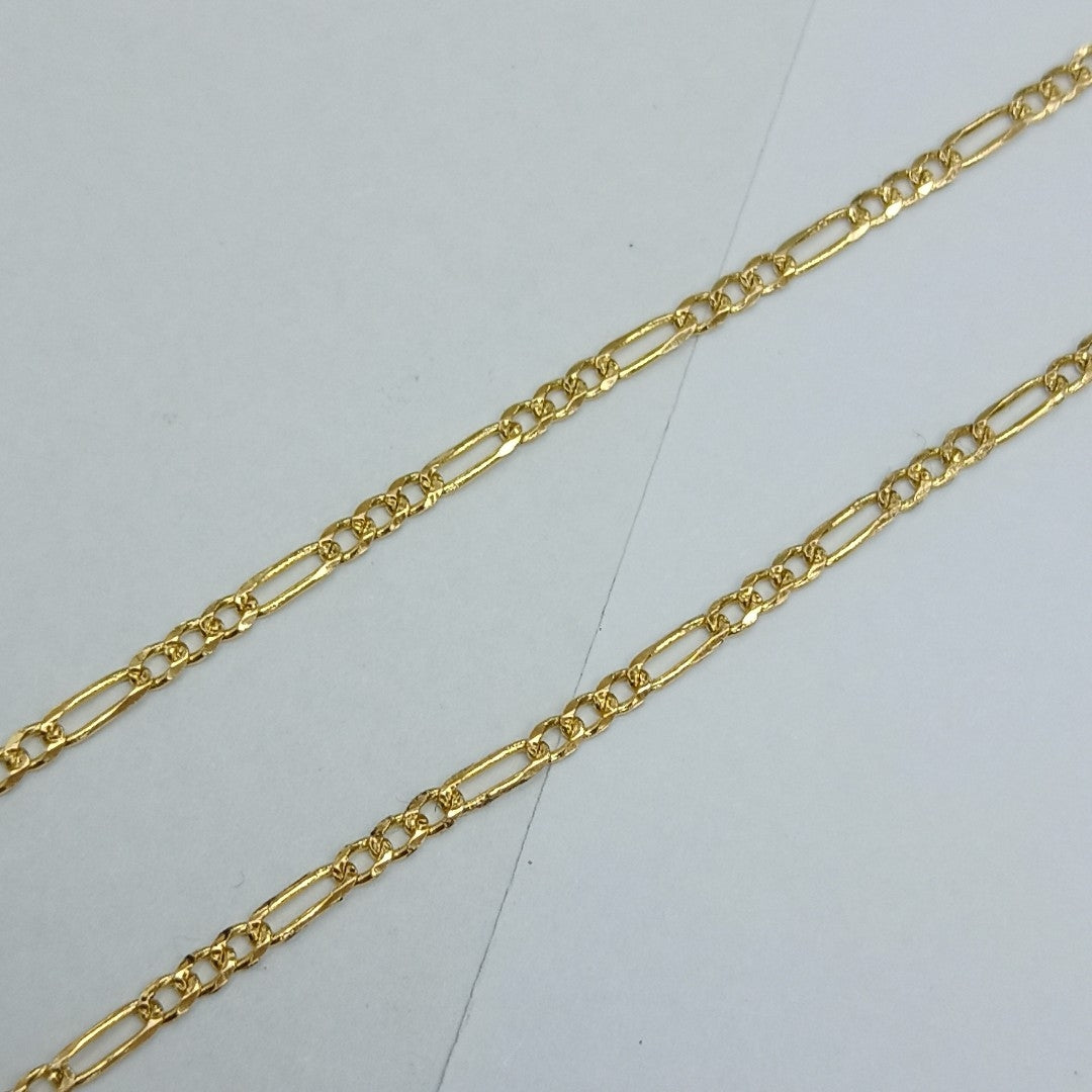 CADENAS 3X1 ORO 14K 55 CM 3.9 GR (NUEVO)